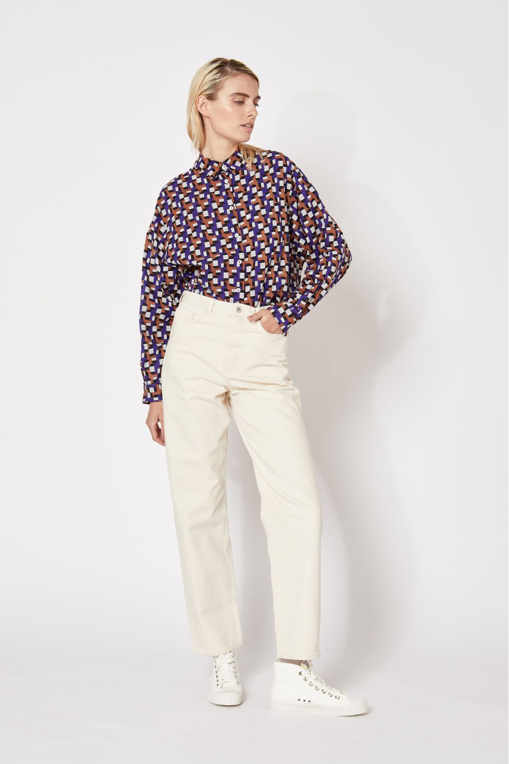PURPLE ROSALIE TEMPO SHIRT