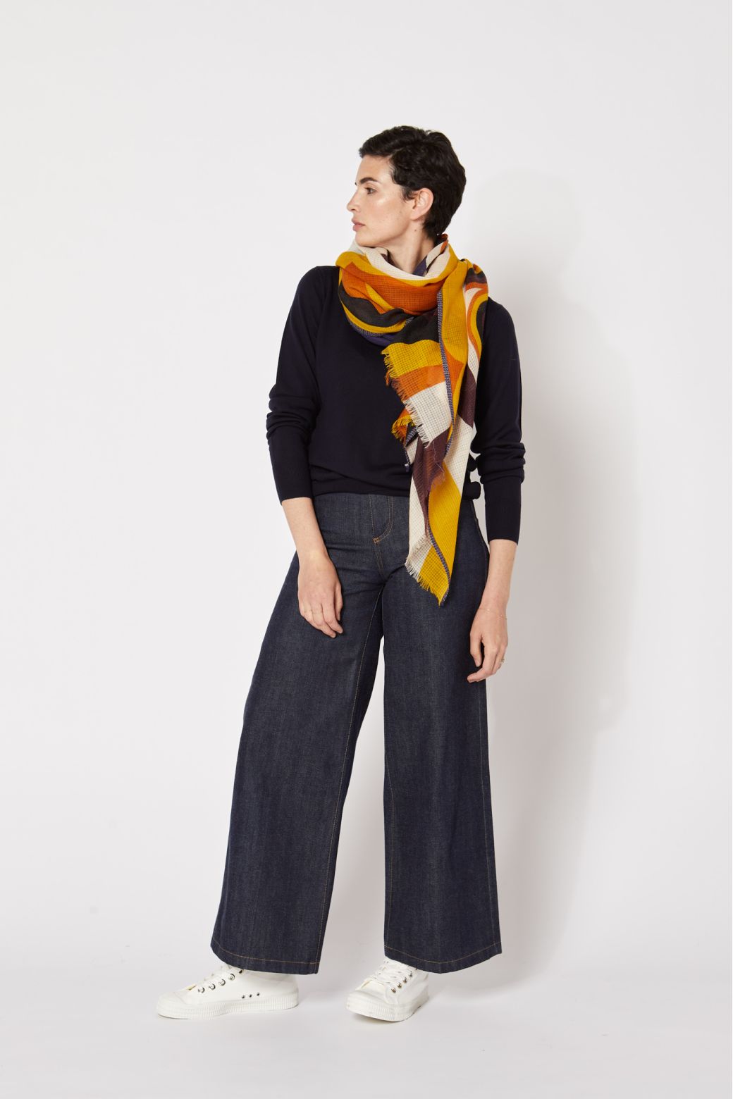 FOULARD NEW WAVE CARAMEL