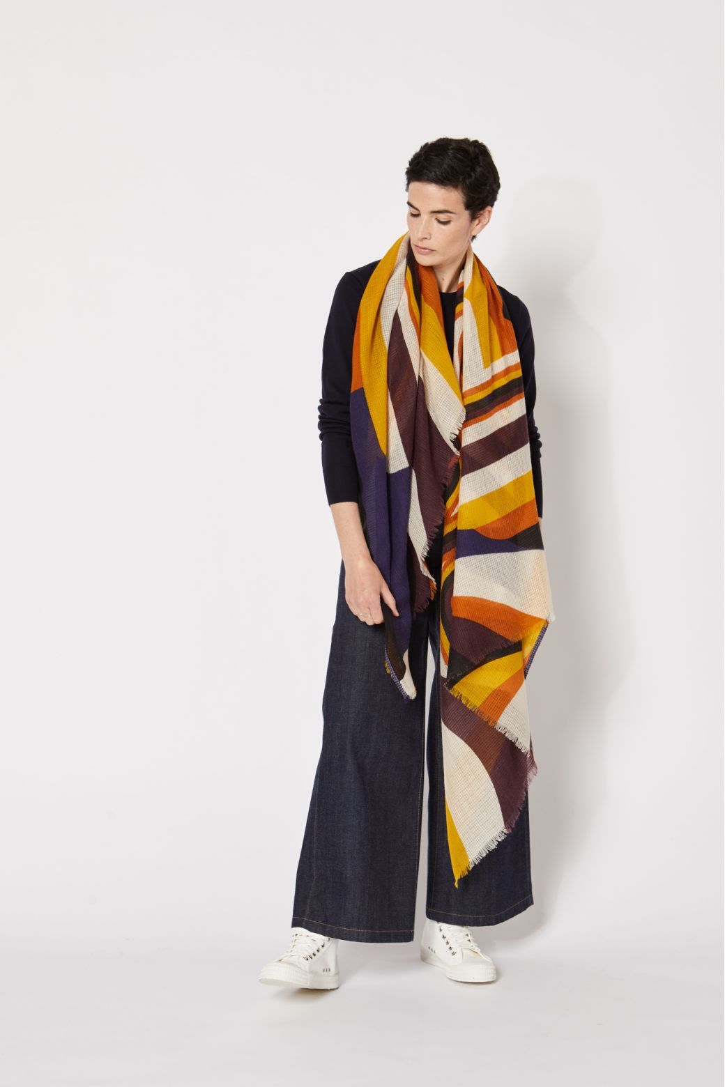 FOULARD NEW WAVE CARAMEL