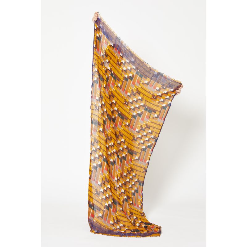 FOULARD OCTAVE MOUTARDE