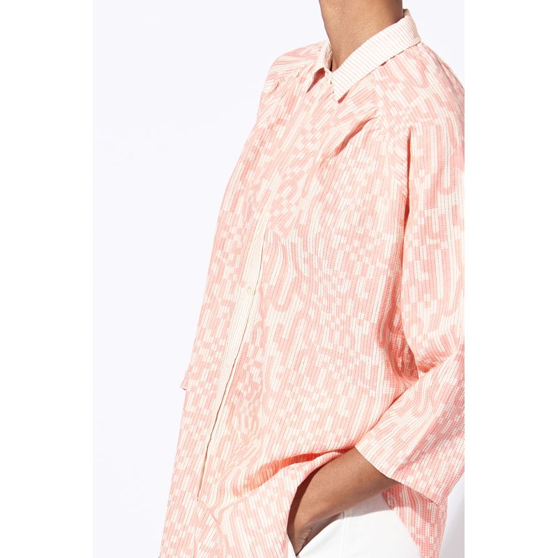 PINK TELMA DAMIER SHIRT