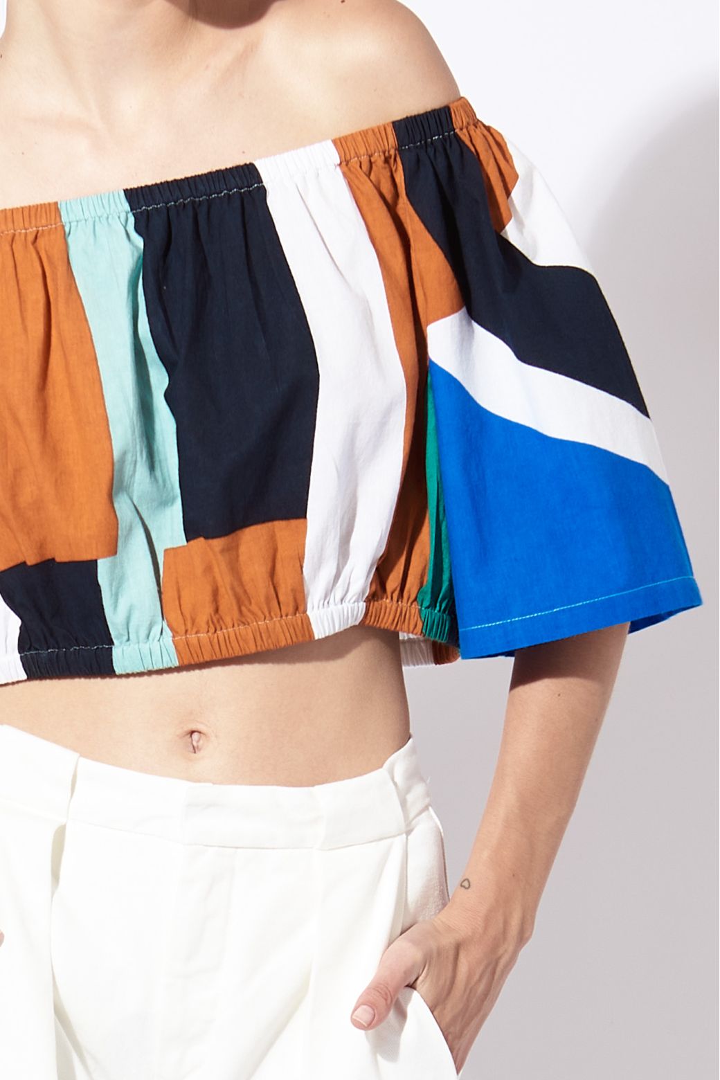 TOP SINTRA SUPERSONIC BLEU VERT