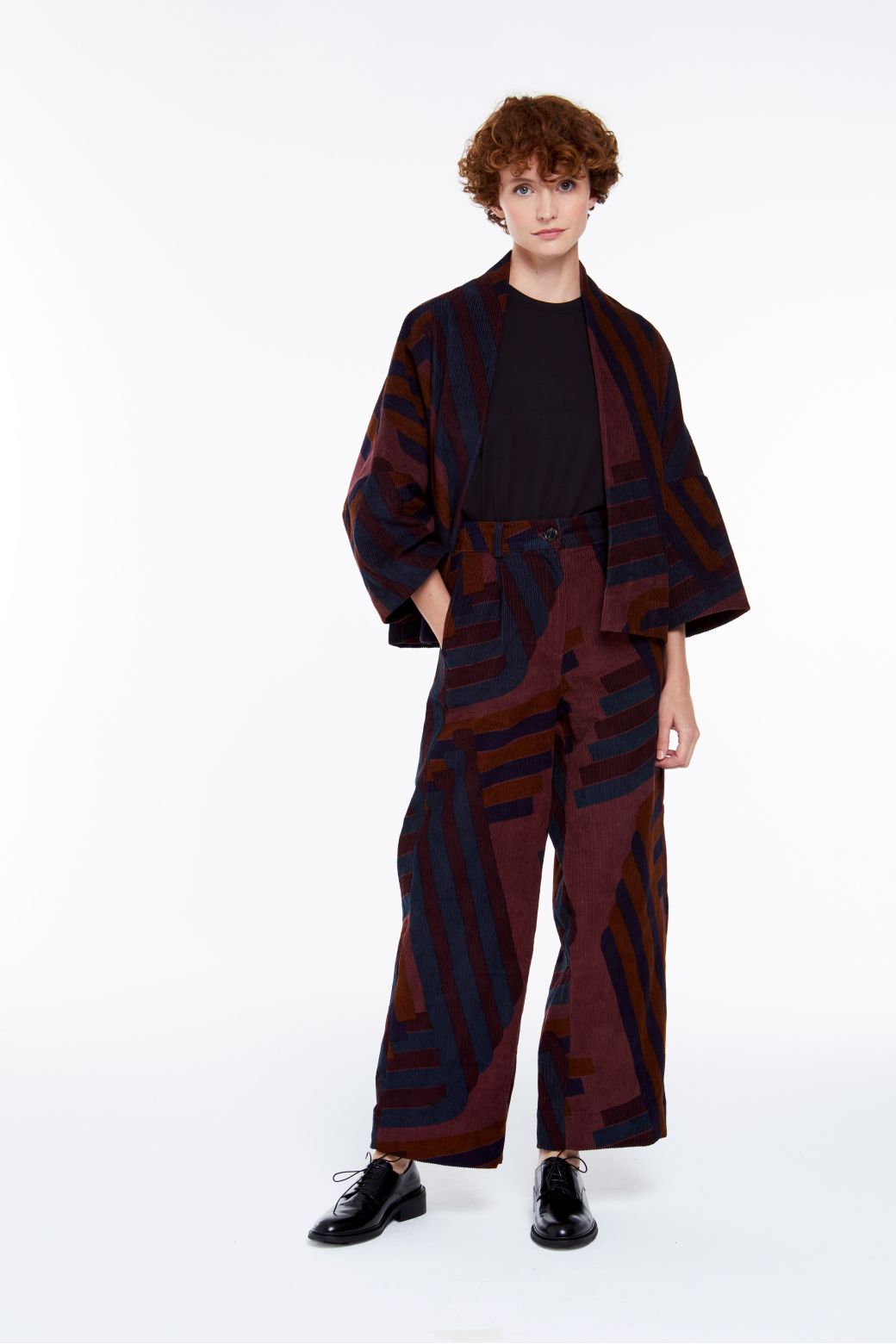 Pantalon Victor Alto Lie De Vin