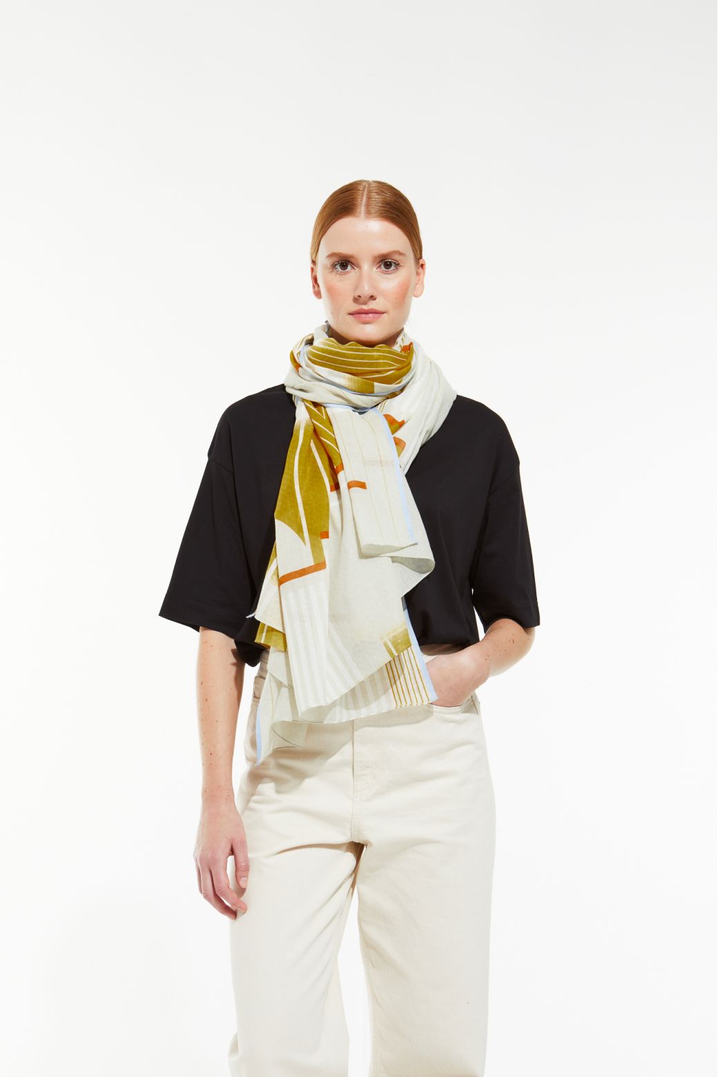 FoulardSoleil Levant Ocre