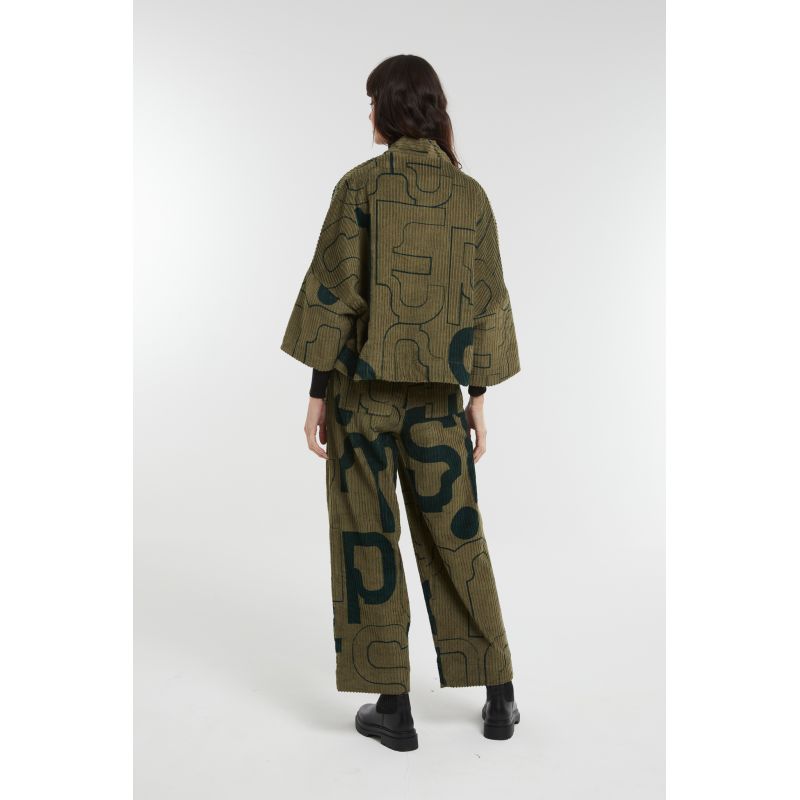 Veste Ada Lyrique Bicolor Kaki
