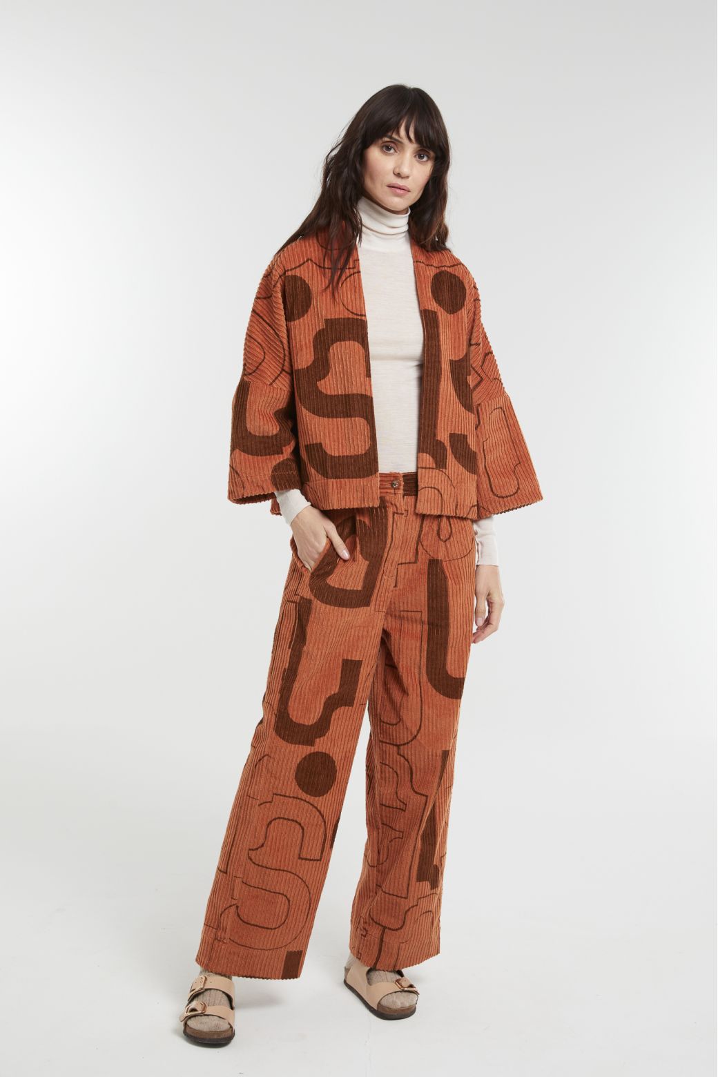 Pantalon Victor Lyrique Bicolor Tan