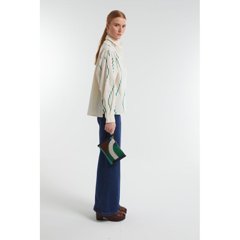 Pochette Kea Supersonic Bleu Vert