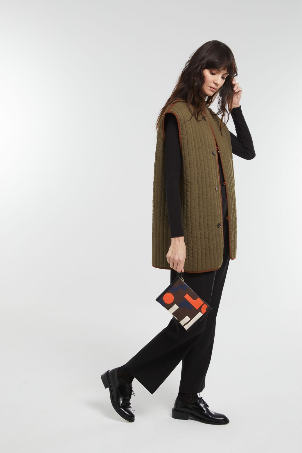 Pochette Kea Lyrique Orange Kaki