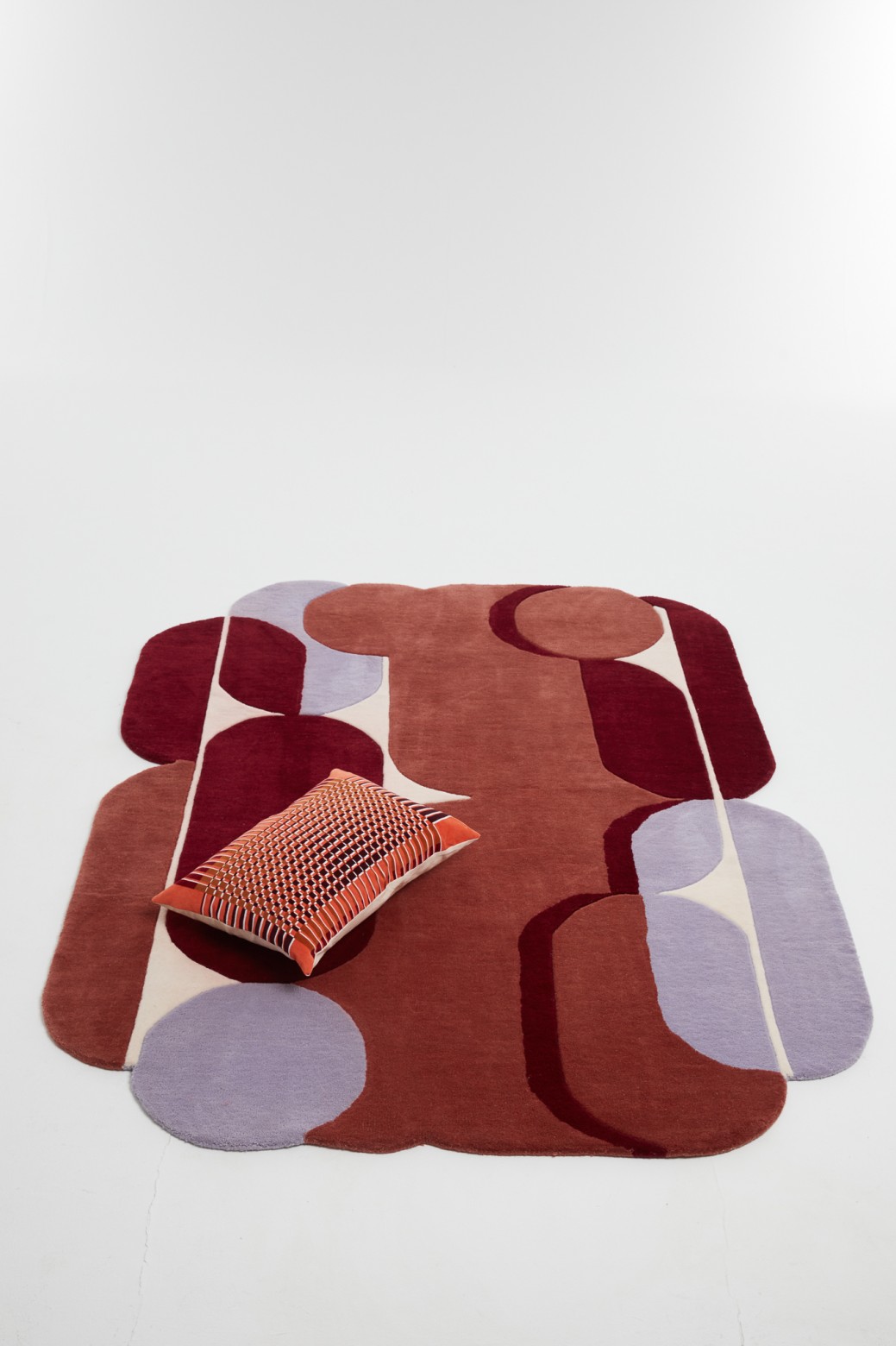Large Nymphe Terracotta Rug 150x240 | Mapoésie Paris