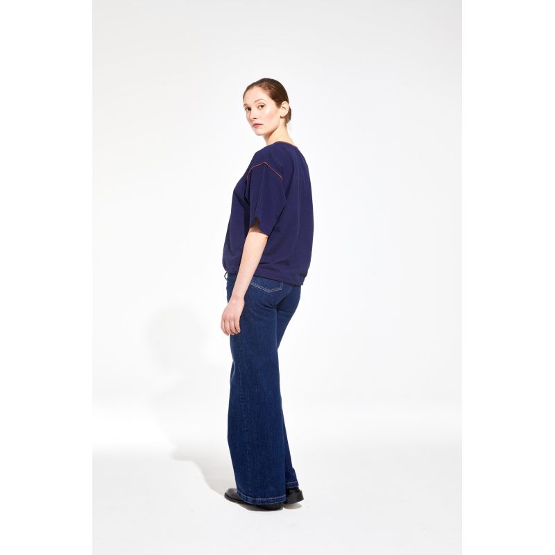 Top Livia Terra Indigo