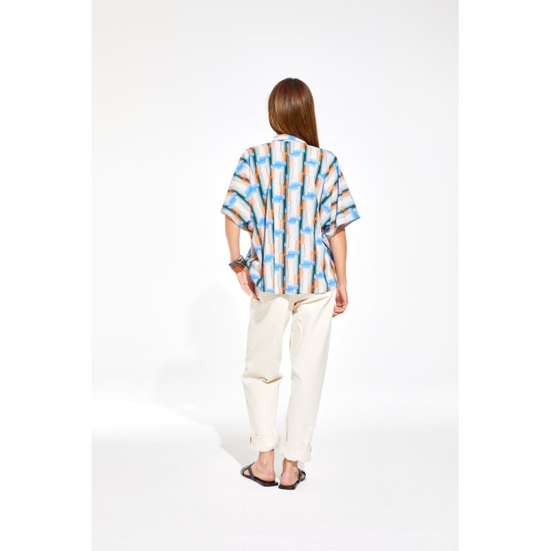 Chemise Nora Echo Bleu