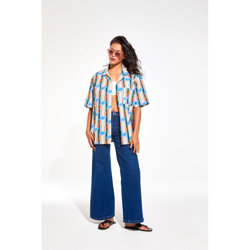 Chemise Homy Echo Bleu