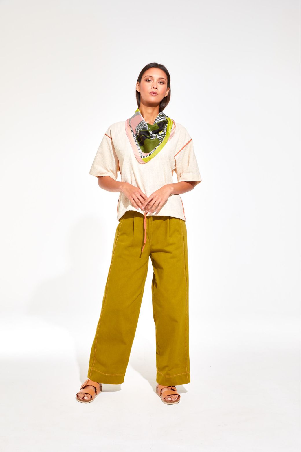 Tempo Khaki Scarf