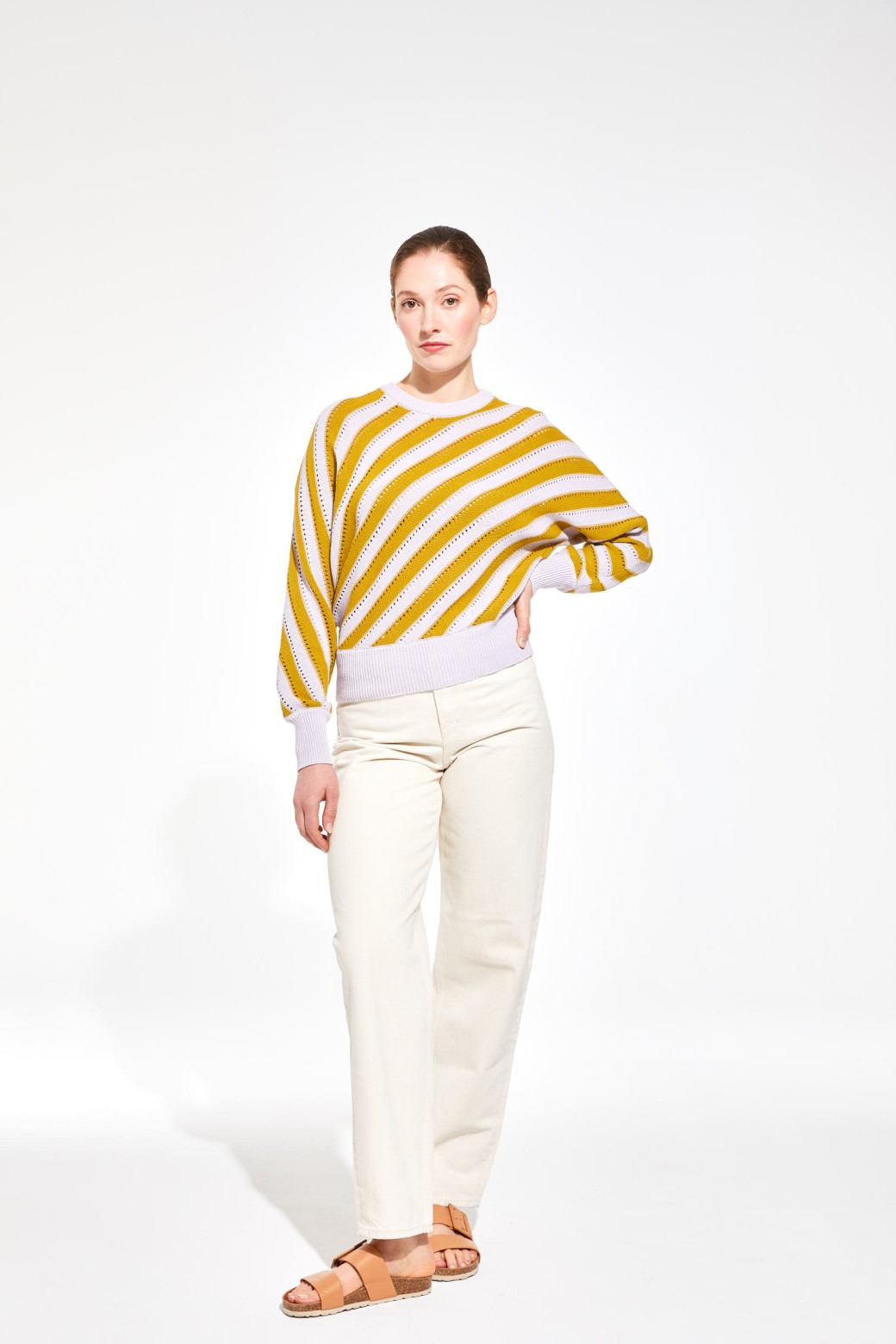 Pull Izia Prima Moutarde Parme