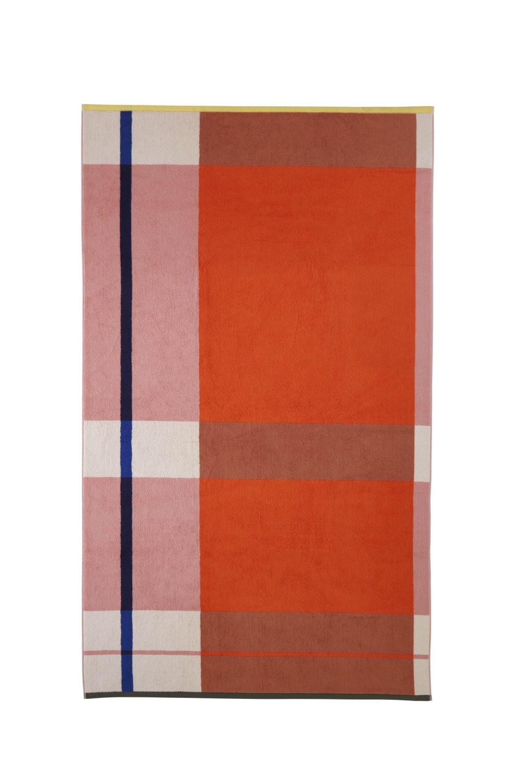 Serviette de bain Color Block Rose