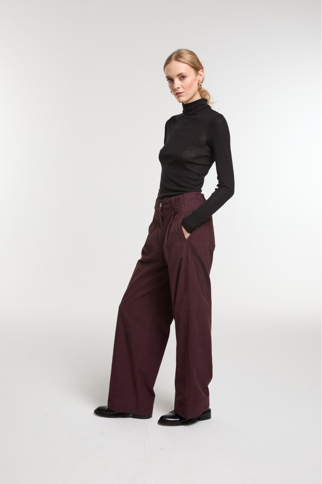 Pantalon VictorMae Bordeaux