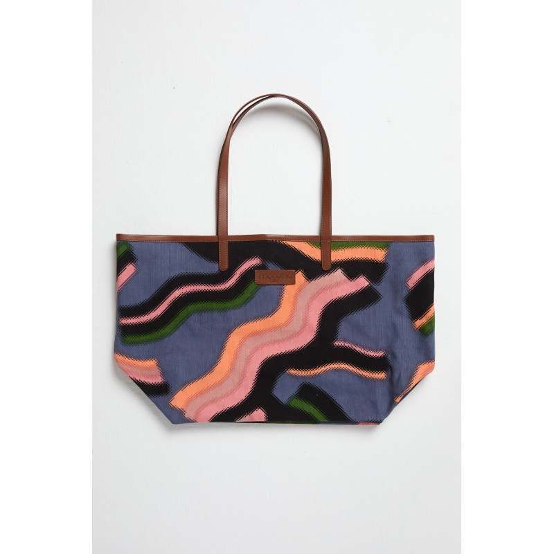 Sac Mirae Mouvance Rose Cabas Imprimé | Mapoésie