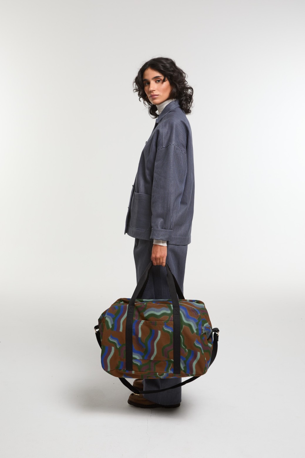 Sac de Voyage Evasion Mouvance Bleu Chic | Mapoésie Paris