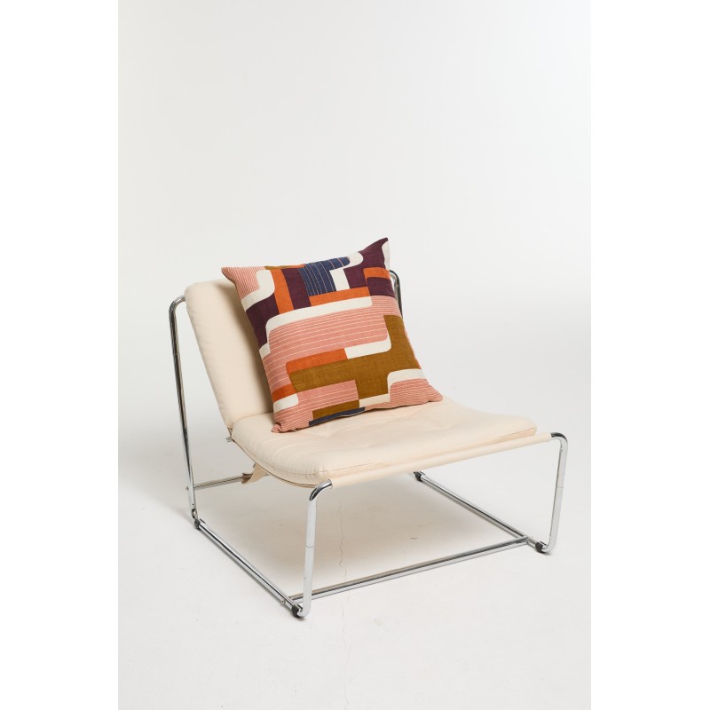 Petra Blush Arty Cushion Cover | Mapoésie Paris