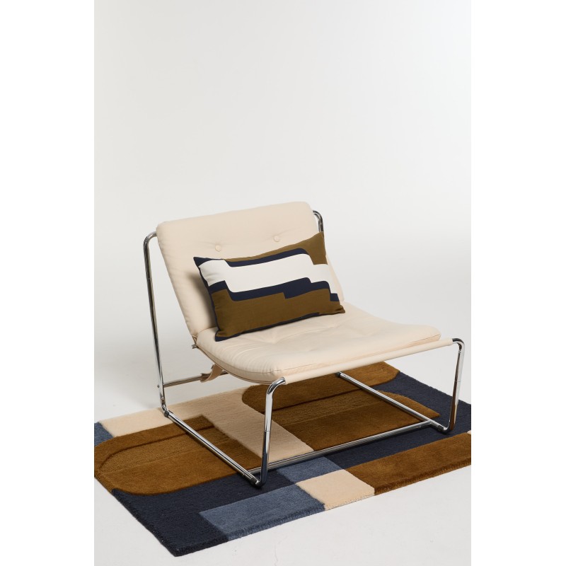 Housse de Coussin Mystère Kaki Contemporain | Mapoésie