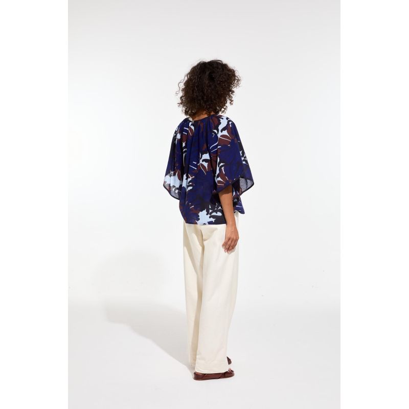 Top Lita Pavot Bleu