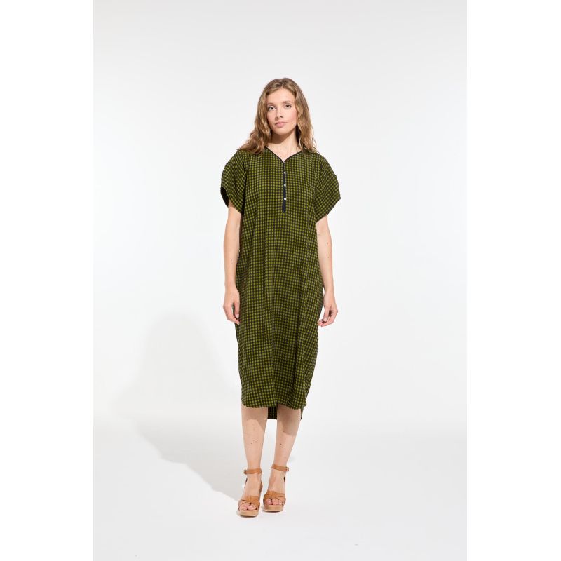 Robe Noto Freesia Kaki Marine