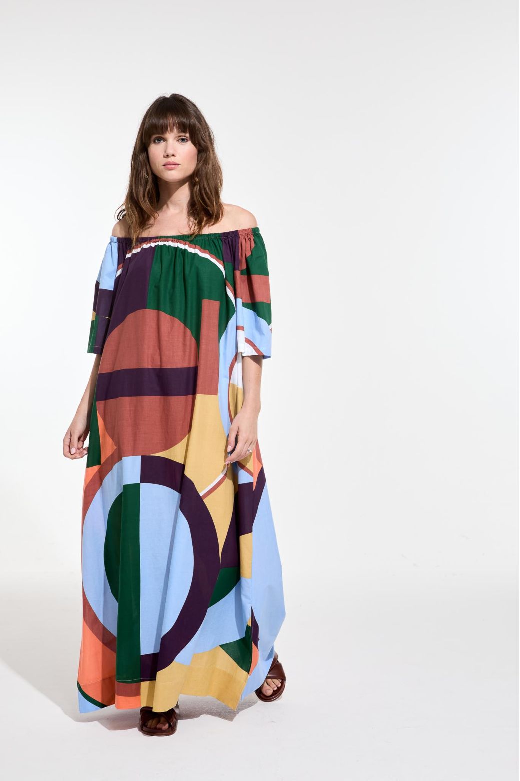Robe Palao Poesie Corail Nuage