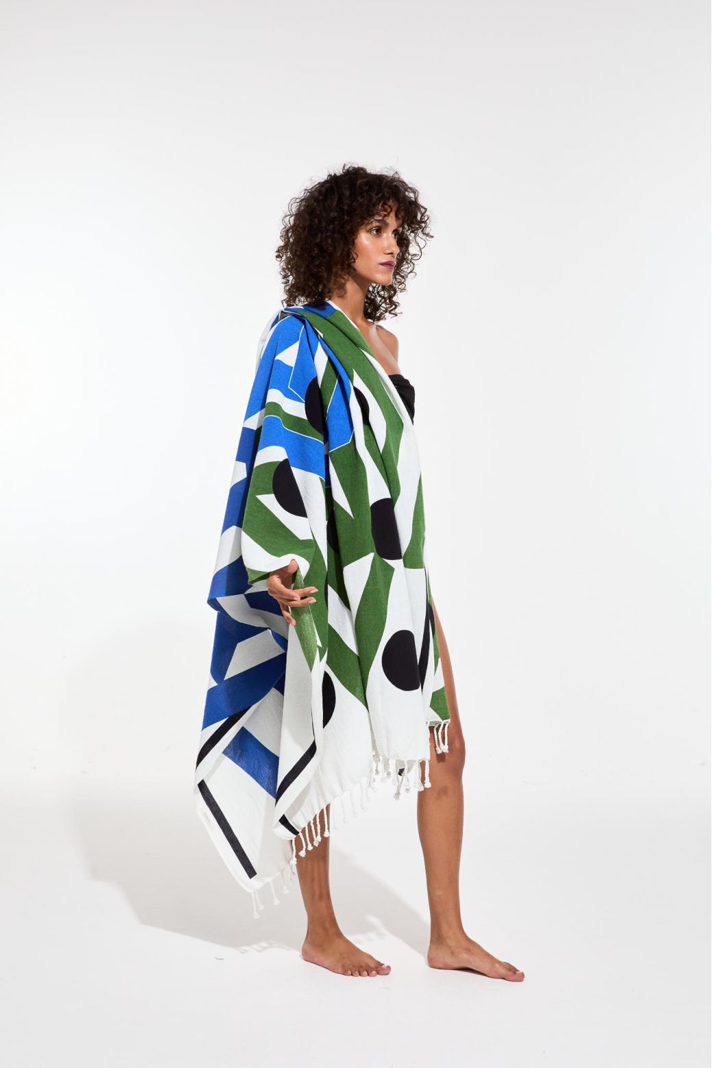 BlueBloom Beach Towel