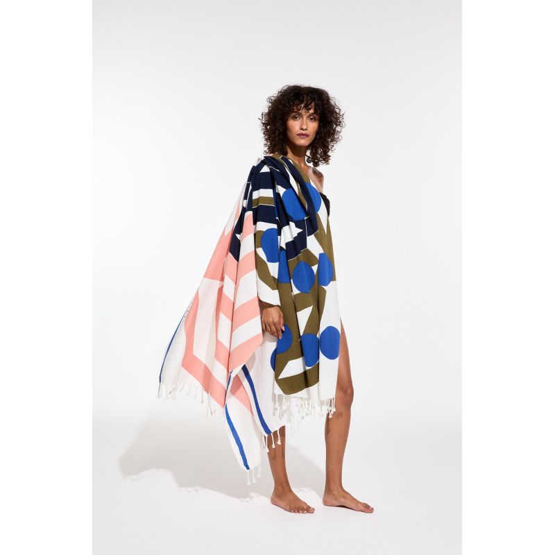 KhakiBloom Beach Towel