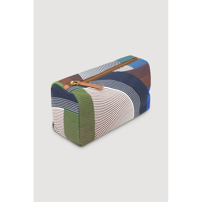 Pochette De Voyage ElbaEttore Bleu Vert