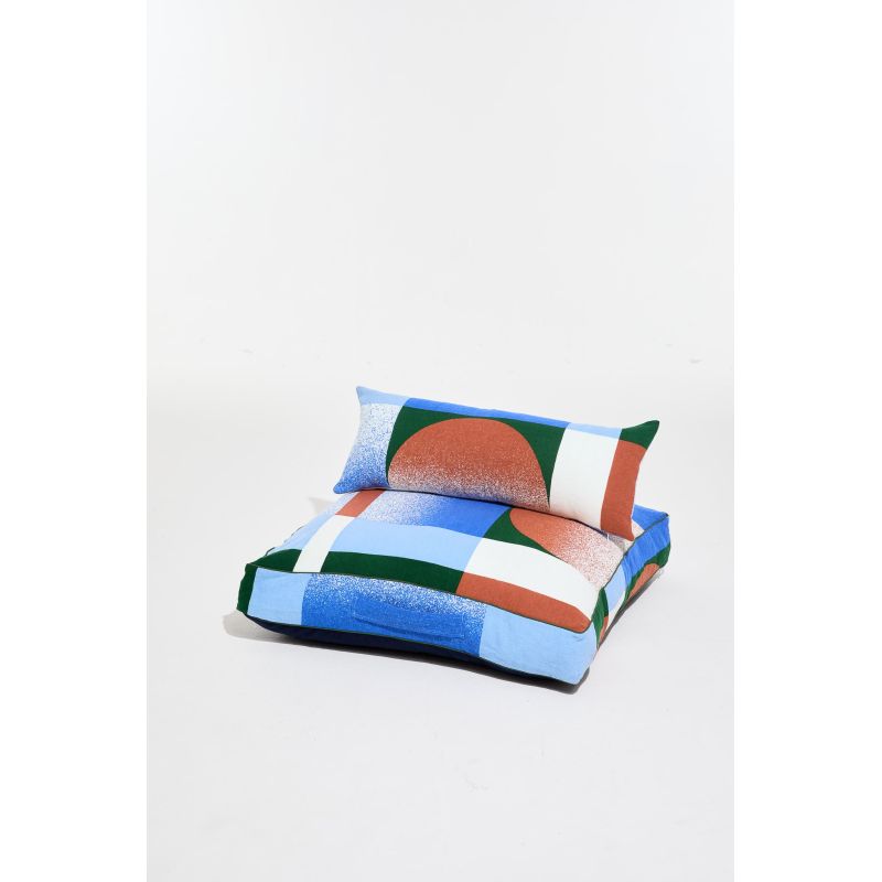 housse de coussinSunrise Bleu 80/80/12 Cm