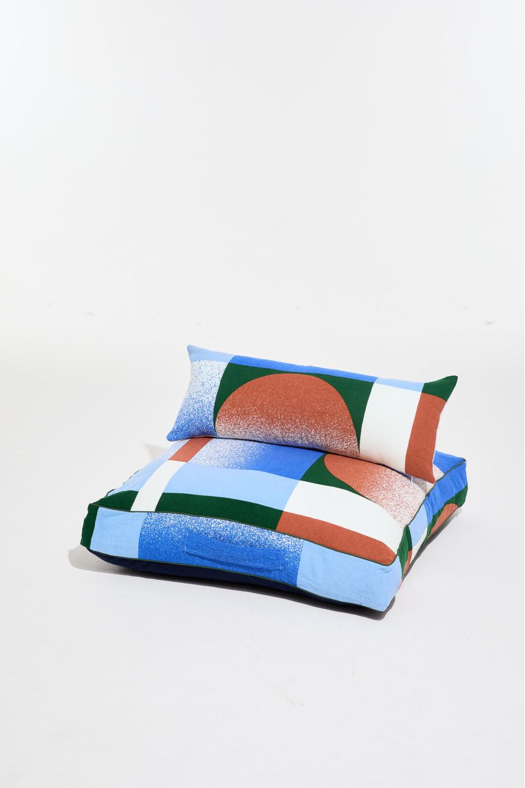 housse de coussinSunrise Bleu 80/80/12 Cm