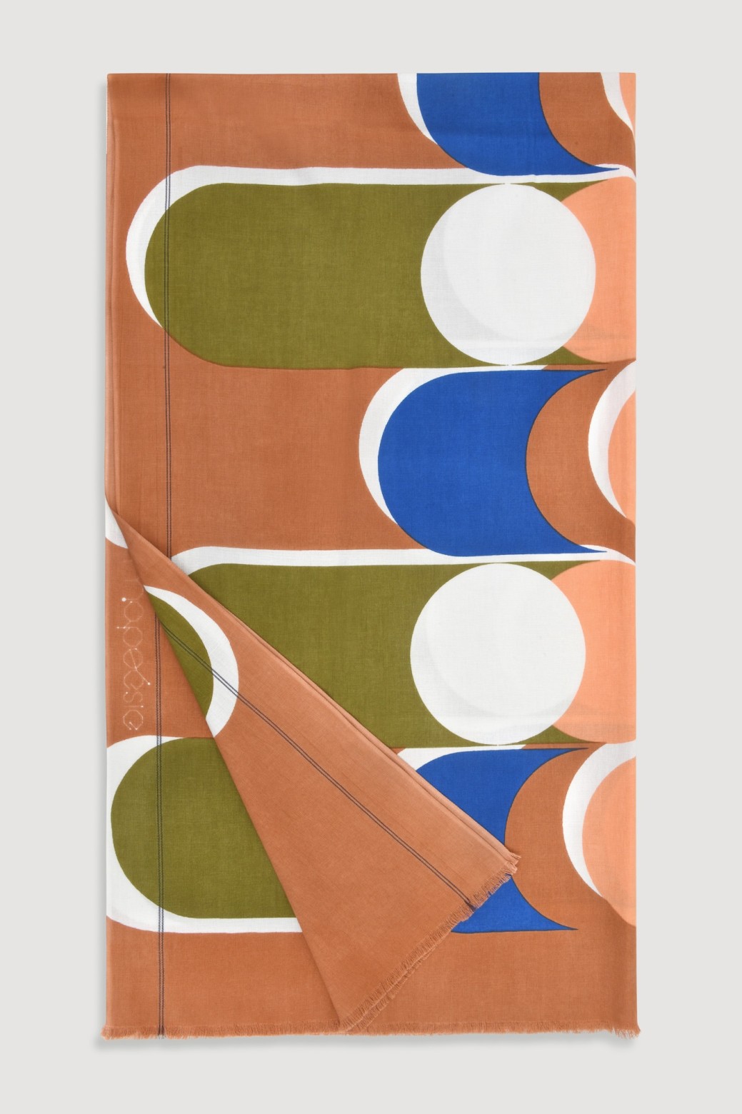 Caramel Corolle printed cotton fouta / Mapoésie