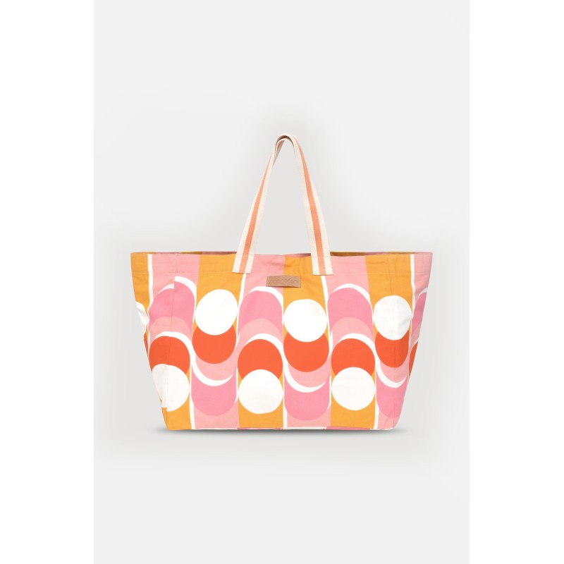 Sac de plage à motif rose/Mapoésie