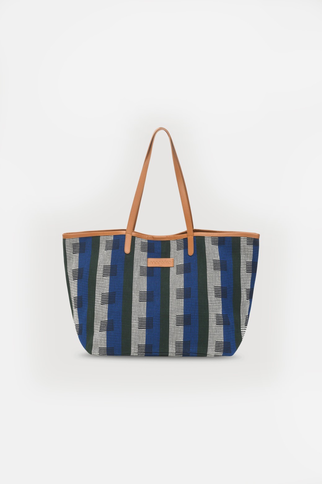 Sac de ville-grand format-bleu/Mapoésie