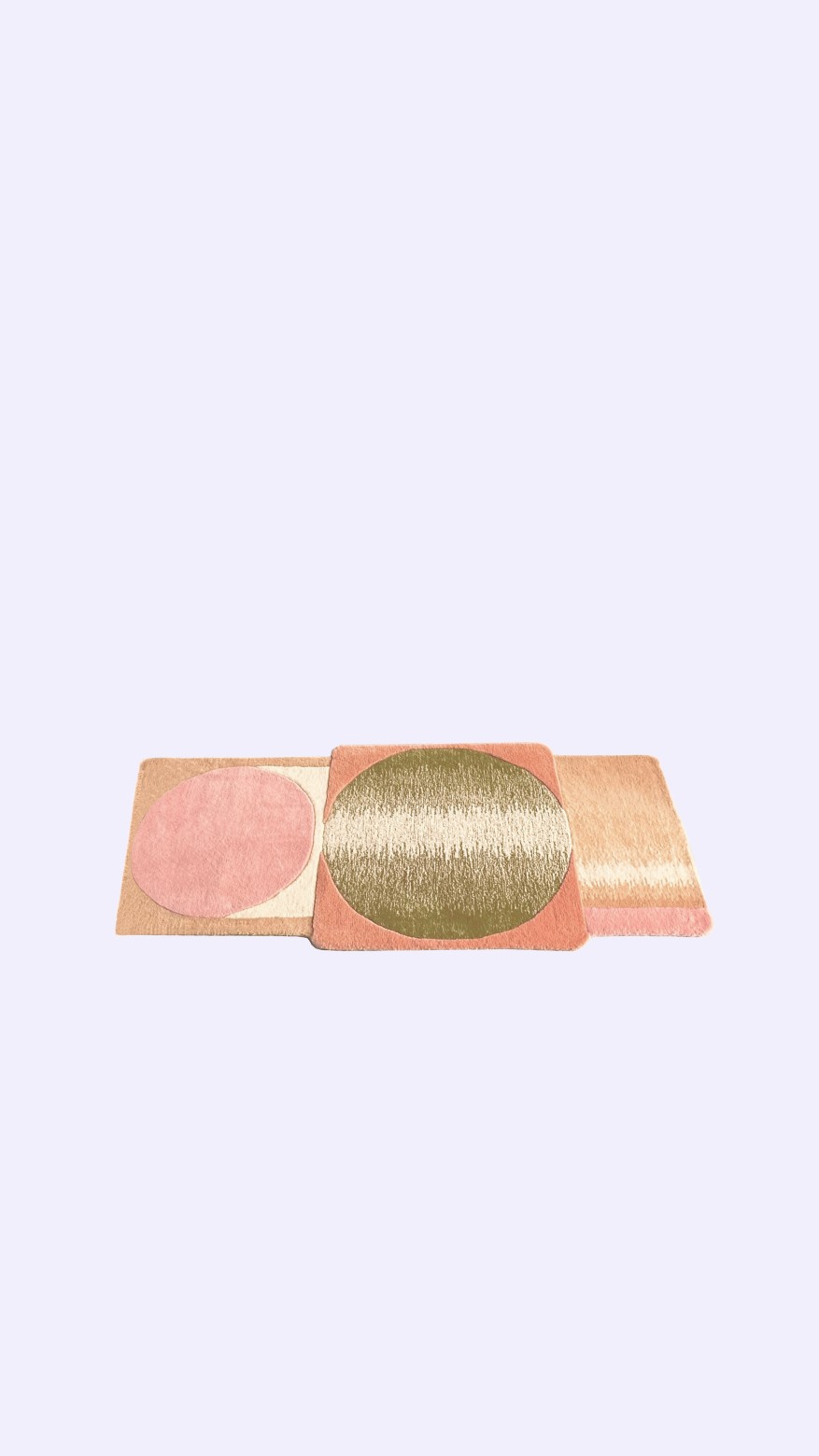 Tapis Atlas Rose en Laine 180x80 | Mapoésie Paris