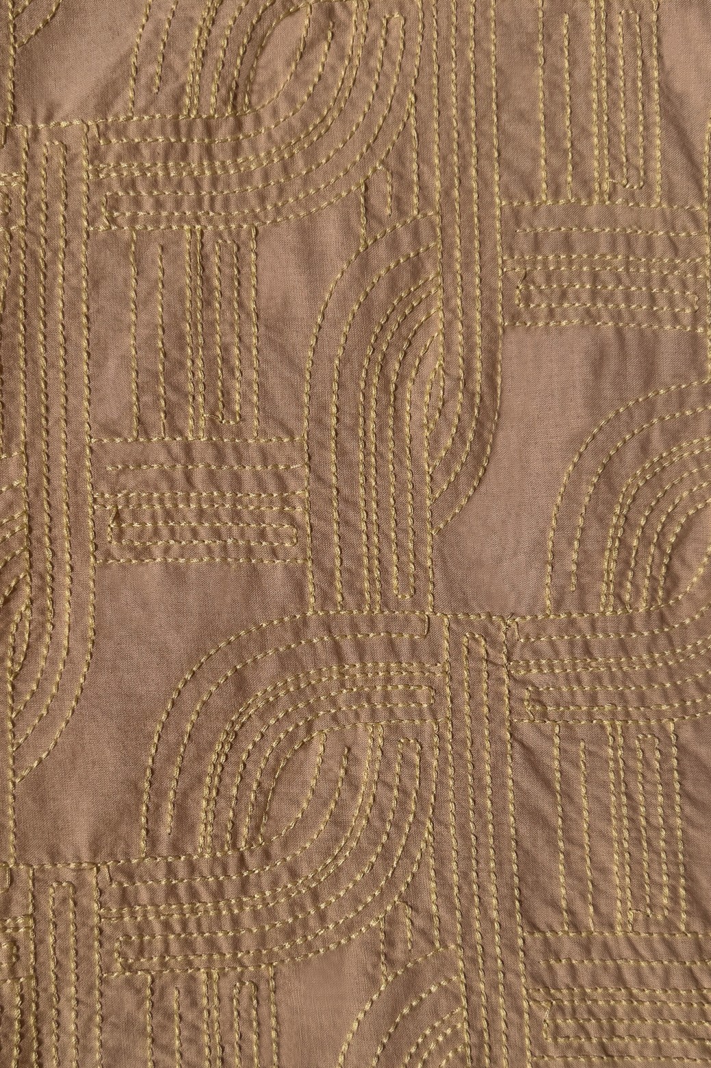 Chemise en coton brodé-peche / Mapoésie