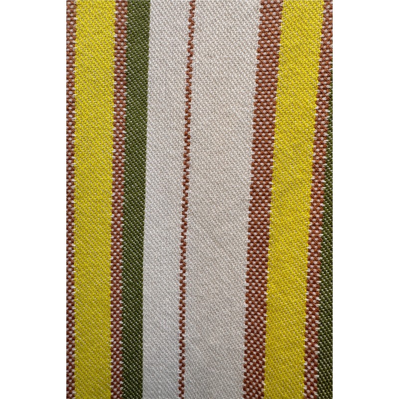 Pantalon taille haute à rayures-jaune/Mapoésie