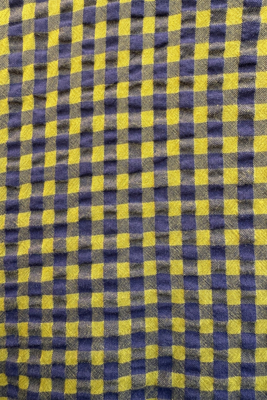 Pantalon à carreaux coupe droite-kaki/Mapoésie