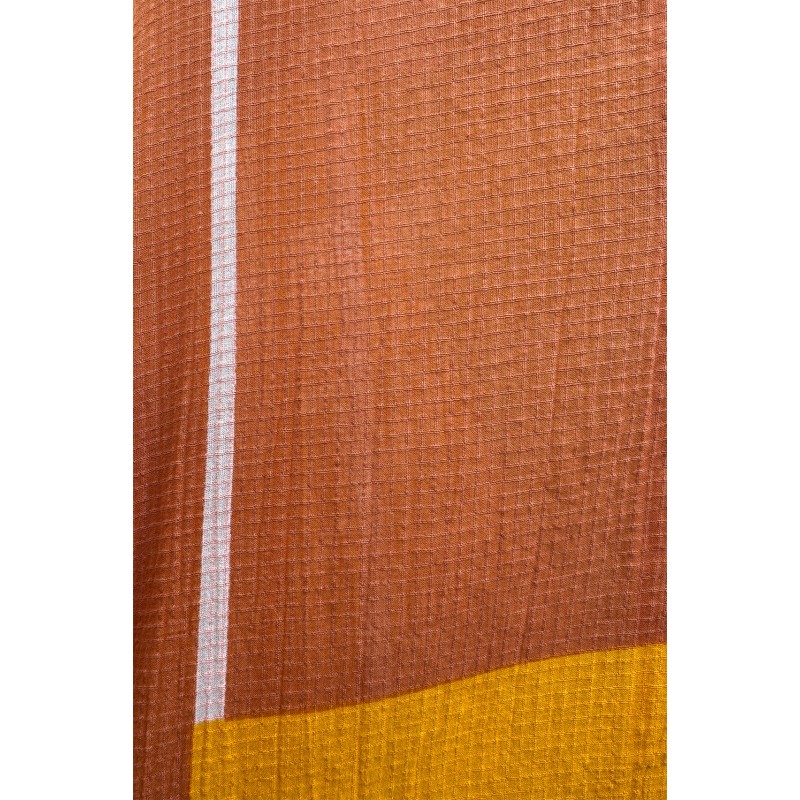 Foulard en coton Graphique Liane jaune/Mapoésie