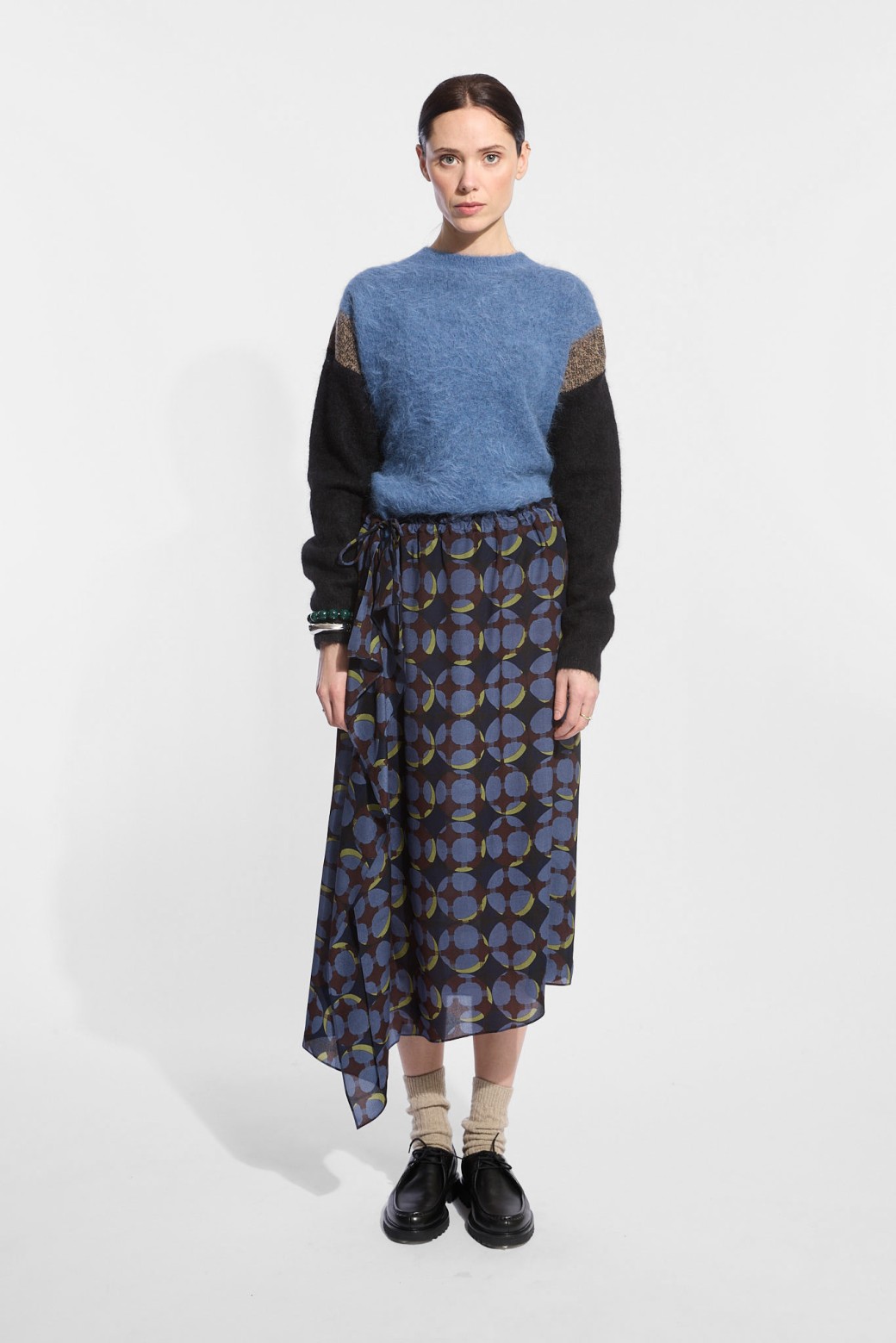 Navy Taïga Saskia Skirt