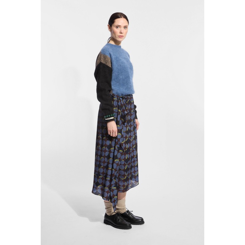 Navy Taïga Saskia Skirt