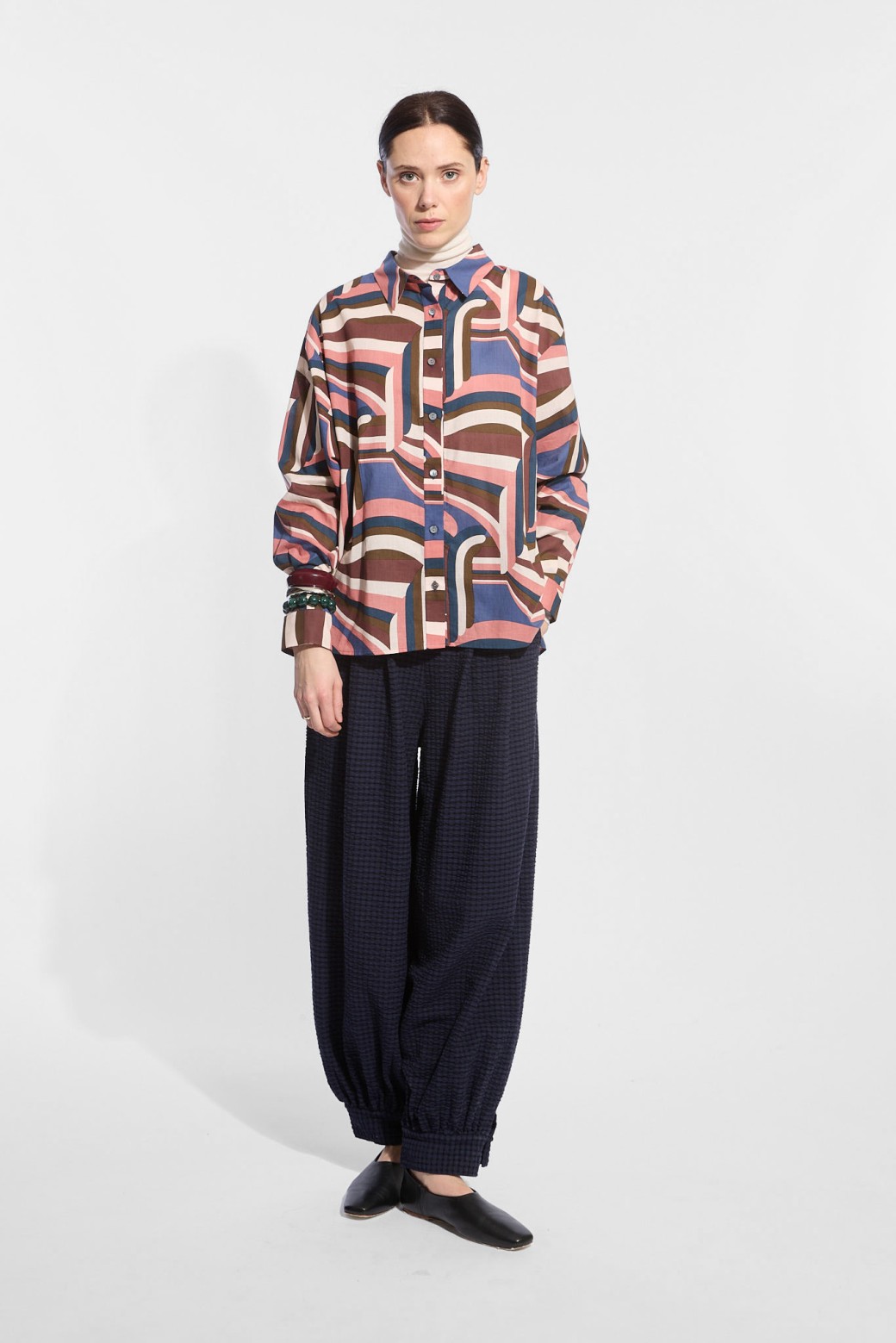 Coral Carillon Rosalie Shirt