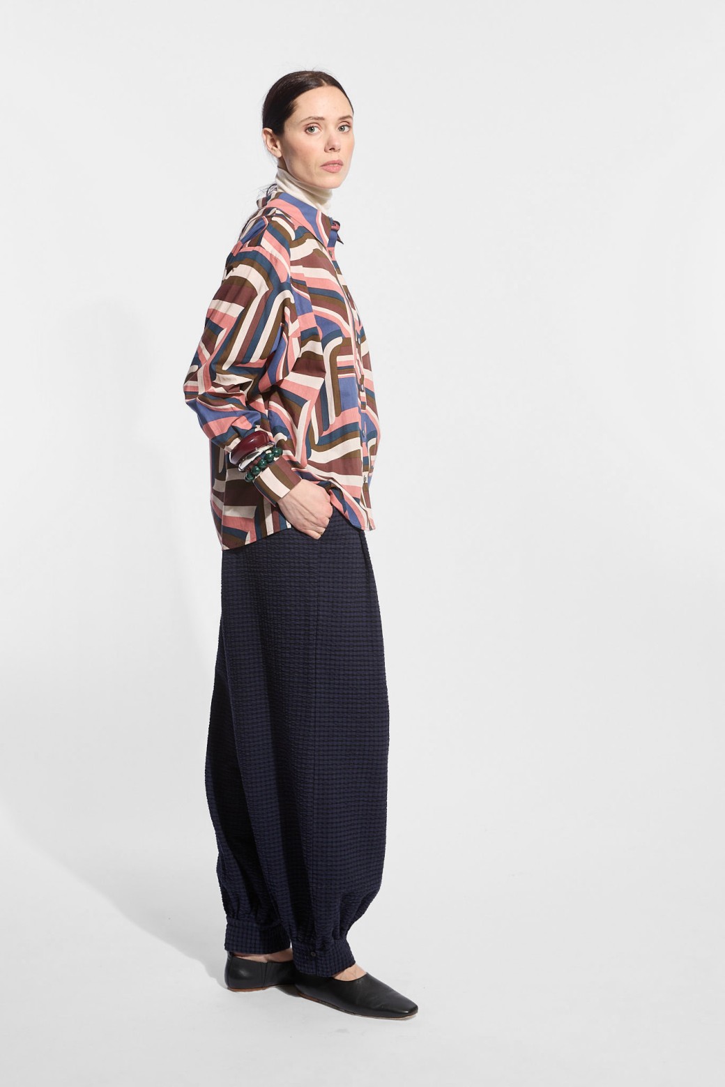 Coral Carillon Rosalie Shirt
