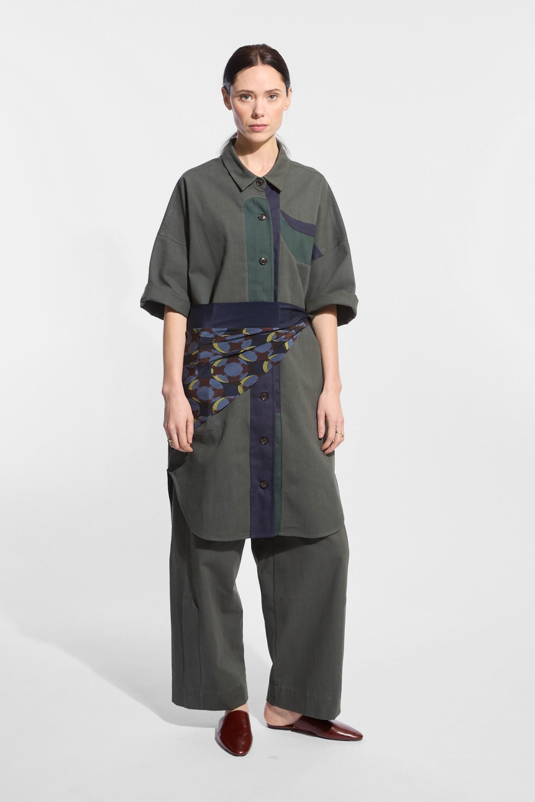 Celeste Dark Green Janet Dress