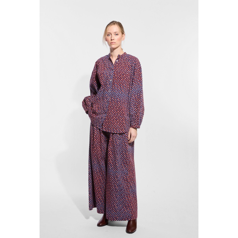 Burgundy Galilee Lola Shirt