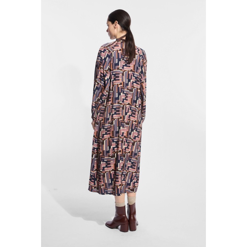 Pink Navy Oscar Eulalie Dress