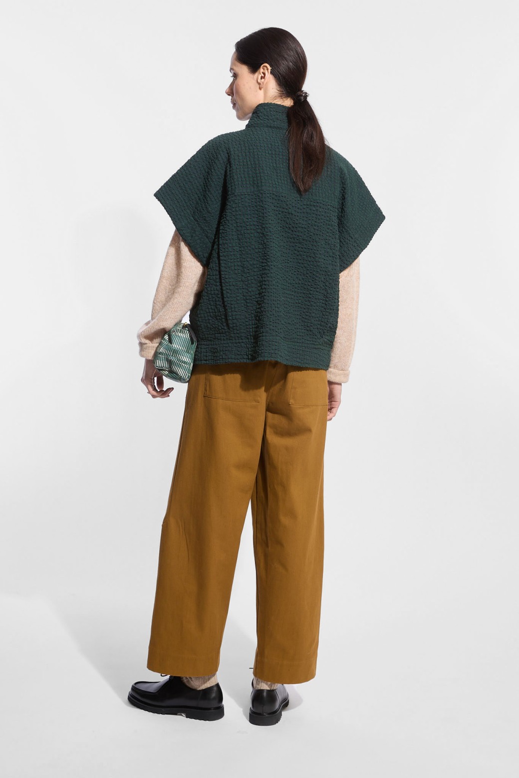 Dark Green Veloute Vitra Jacket