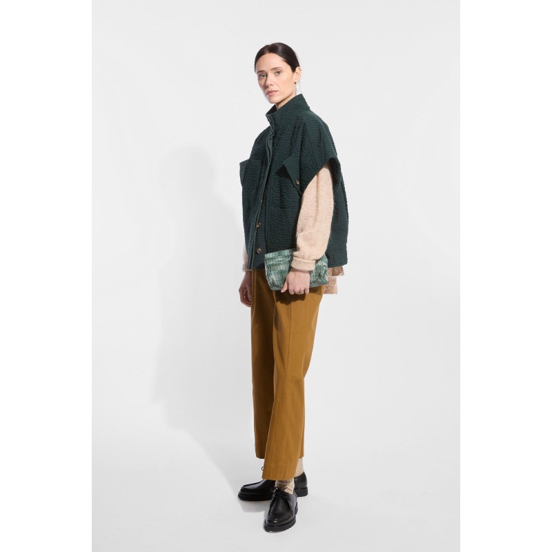 Dark Green Veloute Vitra Jacket