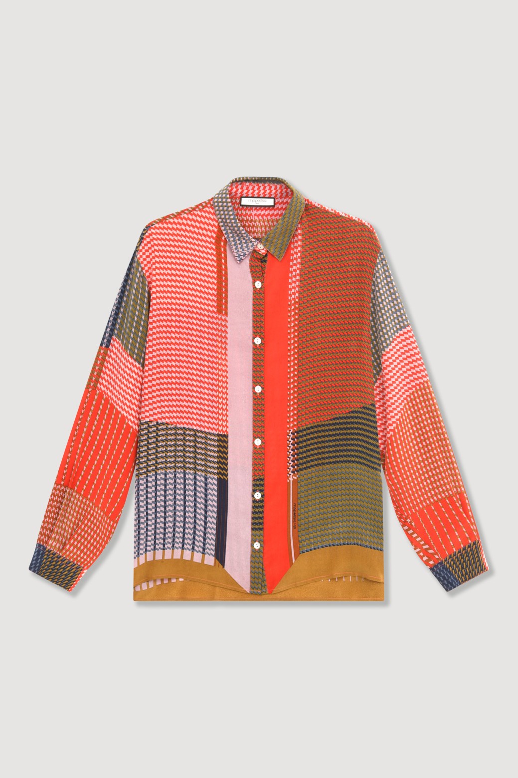 Coral Khaki Rosalie Op Shirt